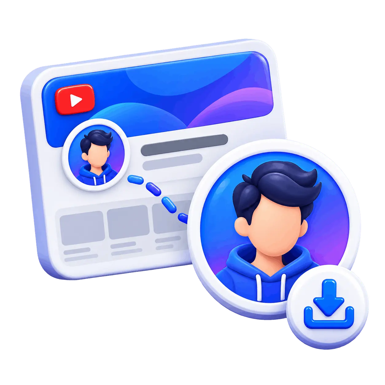 Piknova YouTube PFP Downloader preview